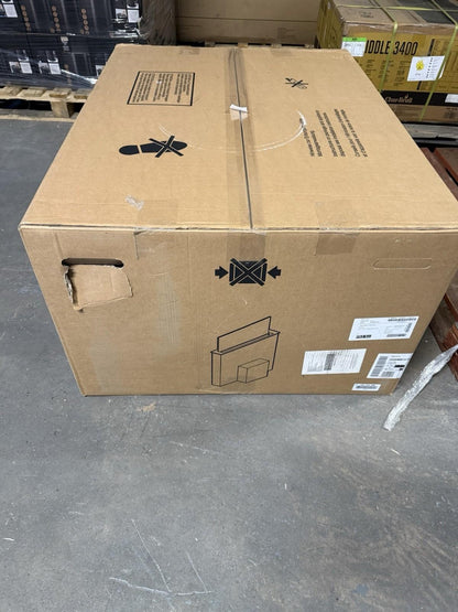 NEFF N90 I88WMM1S7B Glass & steel Downdraft Cooker Hood (W)80cm Black RRP £2199