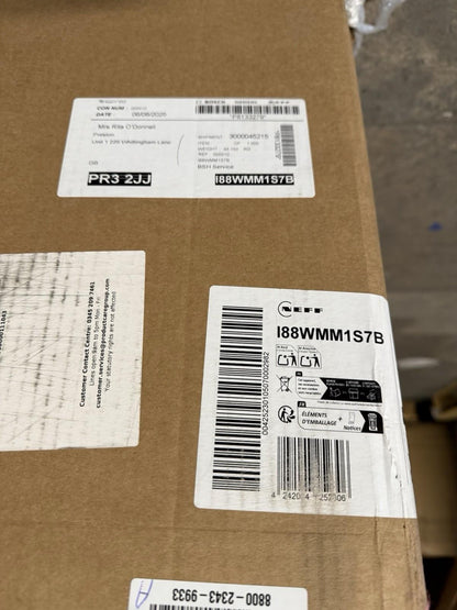 NEFF N90 I88WMM1S7B Glass & steel Downdraft Cooker Hood (W)80cm Black RRP £2199