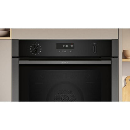 Neff N50 B6ACH7AG7B Slide and Hide Electric Single Oven - Graphite