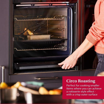 Neff N50 B6ACH7AG7B Slide and Hide Electric Single Oven - Graphite