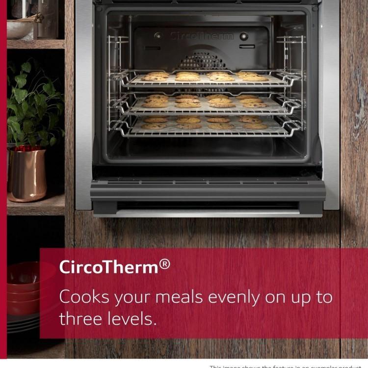 Neff N50 B6ACH7AG7B Slide and Hide Electric Single Oven - Graphite