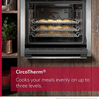 Neff N50 B6ACH7AG7B Slide and Hide Electric Single Oven - Graphite