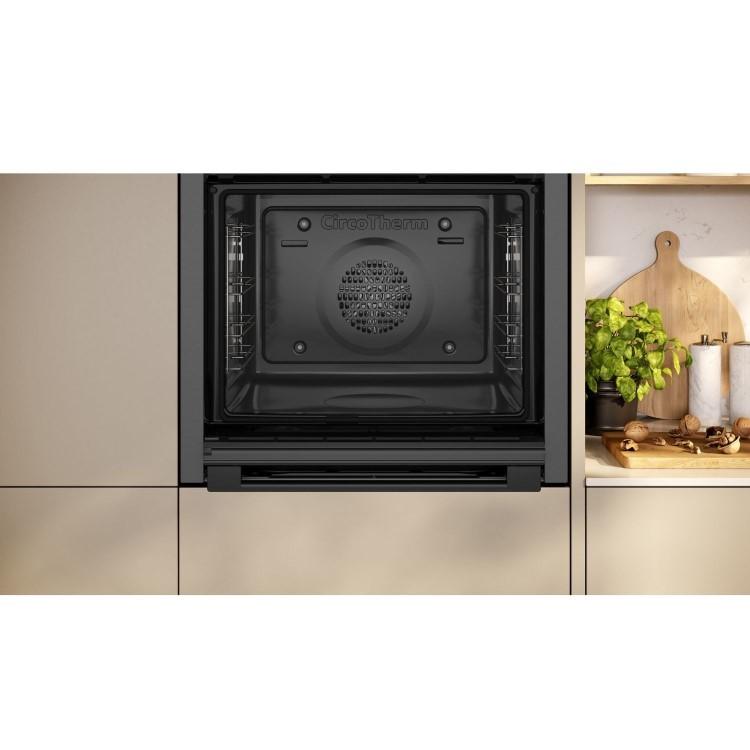 Neff N50 B6ACH7AG7B Slide and Hide Electric Single Oven - Graphite