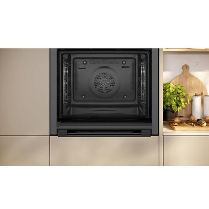 Neff N50 B6ACH7AG7B Slide and Hide Electric Single Oven - Graphite