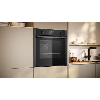Neff N50 B6ACH7AG7B Slide and Hide Electric Single Oven - Graphite