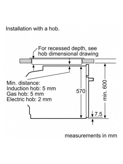 Neff N30 B1DCC0AK3B Built In Electric Single Oven, Black