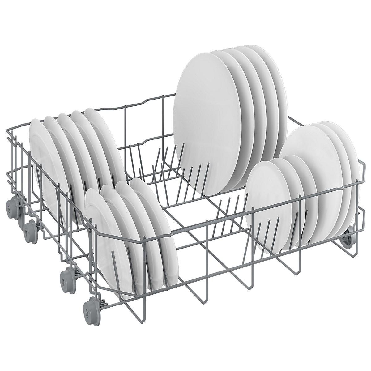 Beko DVN04X20W Full-size Dishwasher, 13 Place Settings, White, E Rated