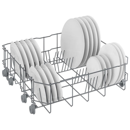 Beko DVN04X20W Full-size Dishwasher, 13 Place Settings, White, E Rated