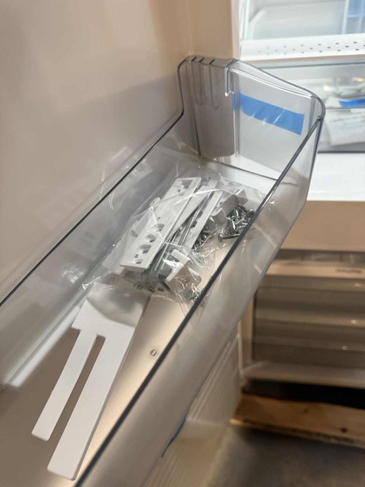 GoodHome GHBI5050UK 50:50 Classic Built-in Frost Free Fridge Freezer Gloss White