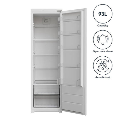 GoodHome GHBITFRUK Built-in Tall Fridge - Gloss White RRP £398