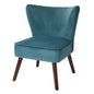Zorita Teal Velvet Effect Occasional Chair (H)830mm (W)650mm (D)715mm