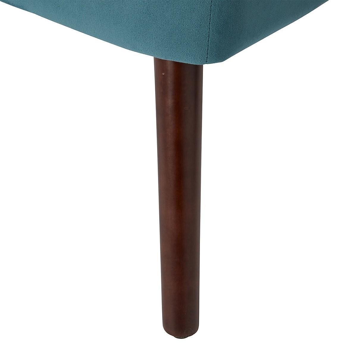 Zorita Teal Velvet Effect Occasional Chair (H)830mm (W)650mm (D)715mm