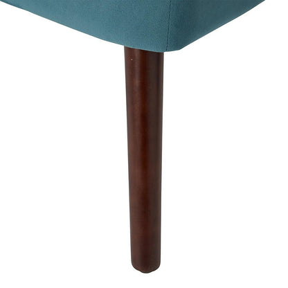 Zorita Teal Velvet Effect Occasional Chair (H)830mm (W)650mm (D)715mm
