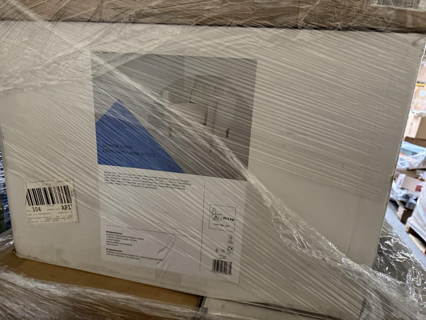 Zennor Light Grey Linen Effect Relaxer Chair (H)850mm (W)770mm (D)795mm