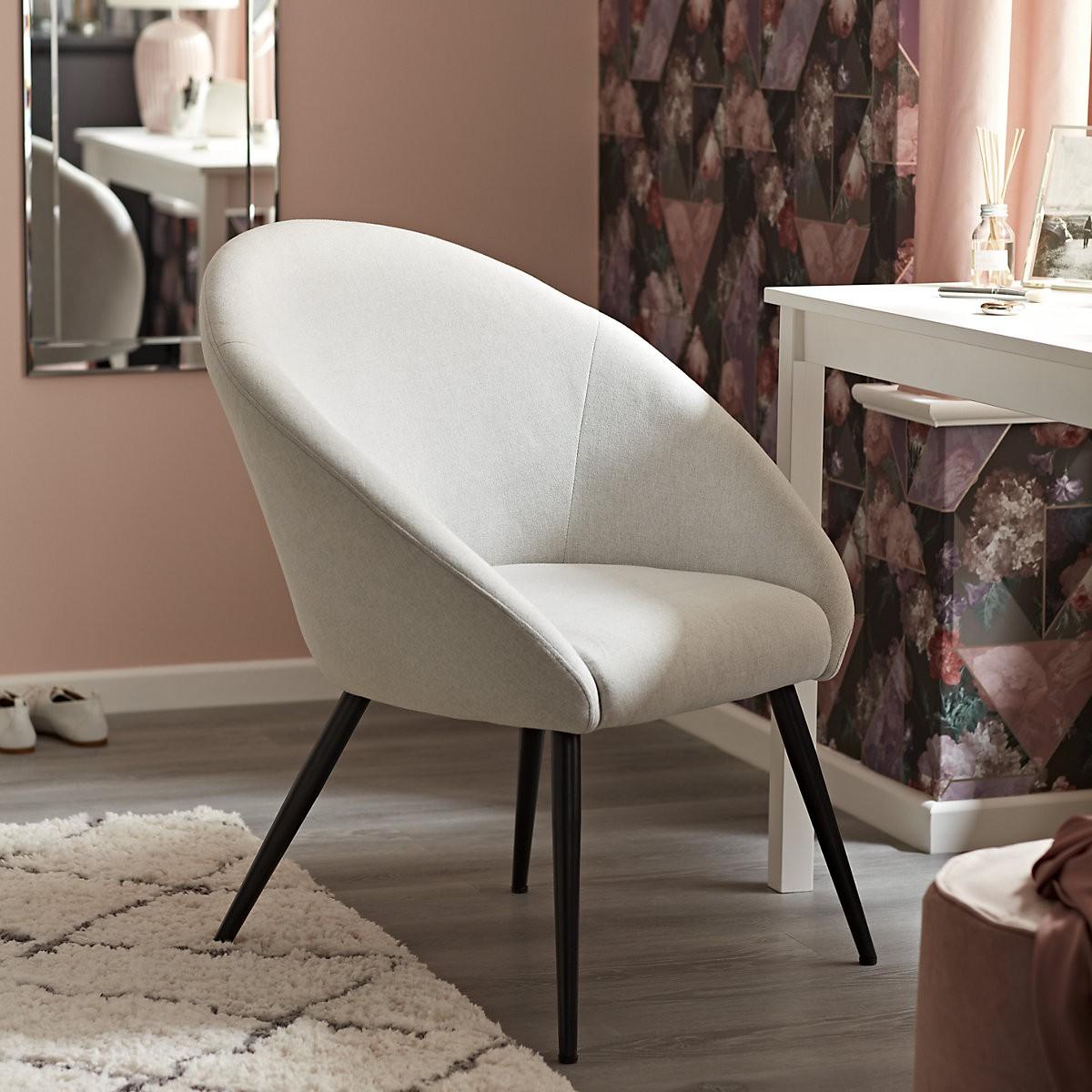 Colenso Light Grey Linen Effect Relaxer Chair (H)845mm (W)730mm (D)665mm