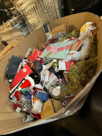 🎄 Christmas Items Pallet Joblot Wholesale Stock - Returns & Overstock 🎁