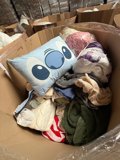 Truckload of Textile and Bedding Returns – 23 Pallets