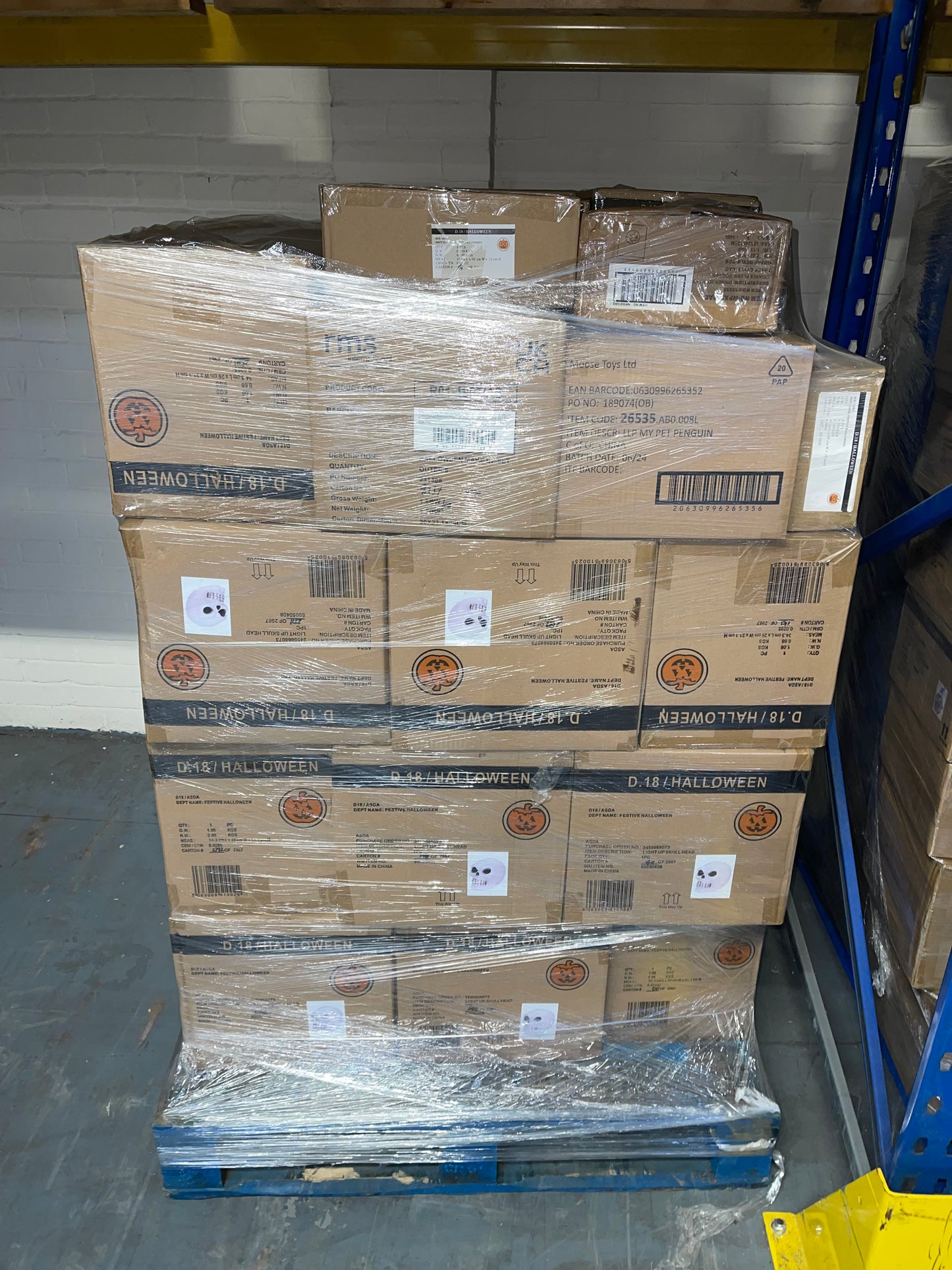 Halloween Items Pallet Joblot Wholesale Stock - Brand New Overstock