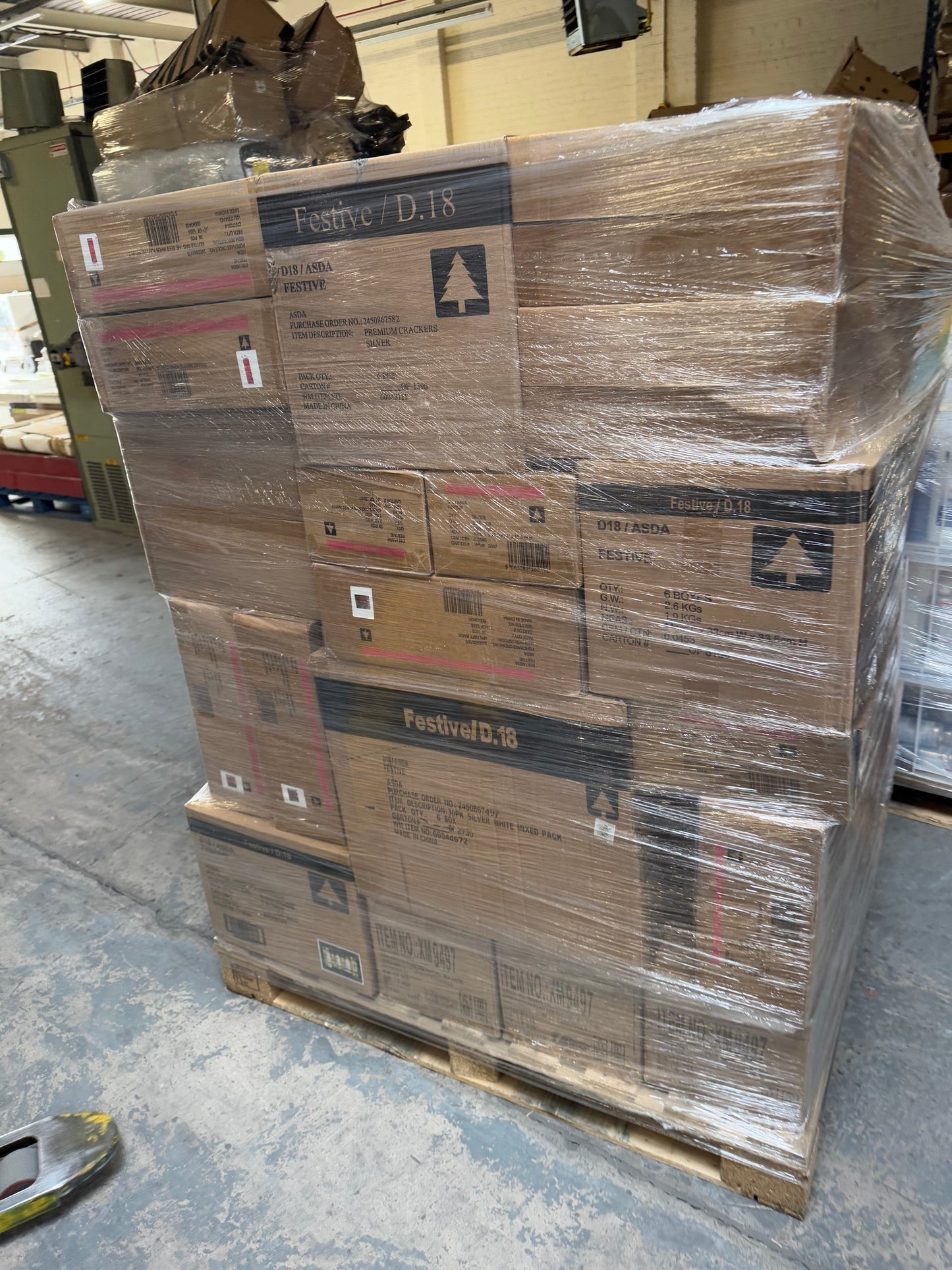 Truckload of Christmas Stock – 23 Pallets – Returns & Overstock