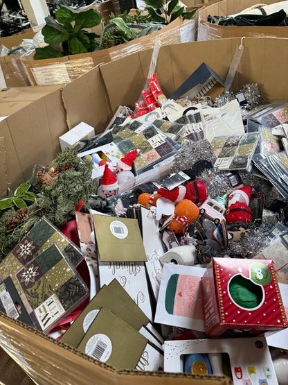 🎄 Christmas Items Pallet Joblot Wholesale Stock - Returns & Overstock 🎁