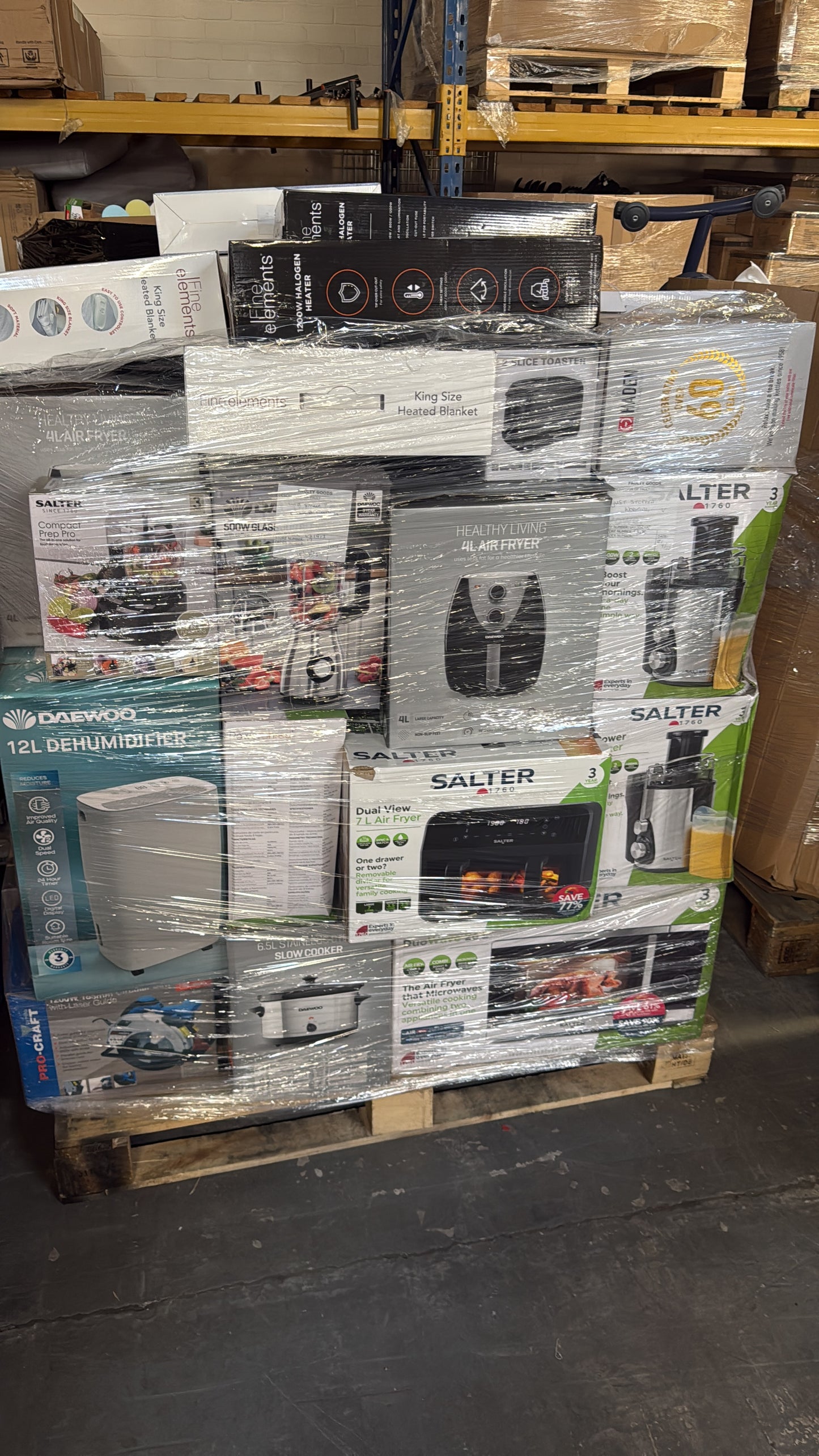 Mixed Electrical Return Pallet Joblot Wholesale Stock Untested Returns