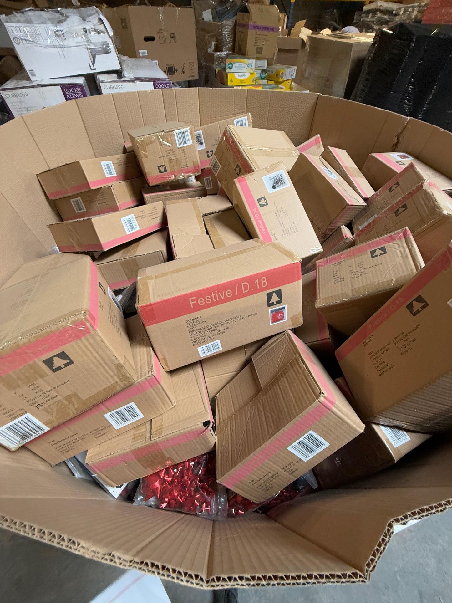 Truckload of Christmas Stock – 23 Pallets – Returns & Overstock