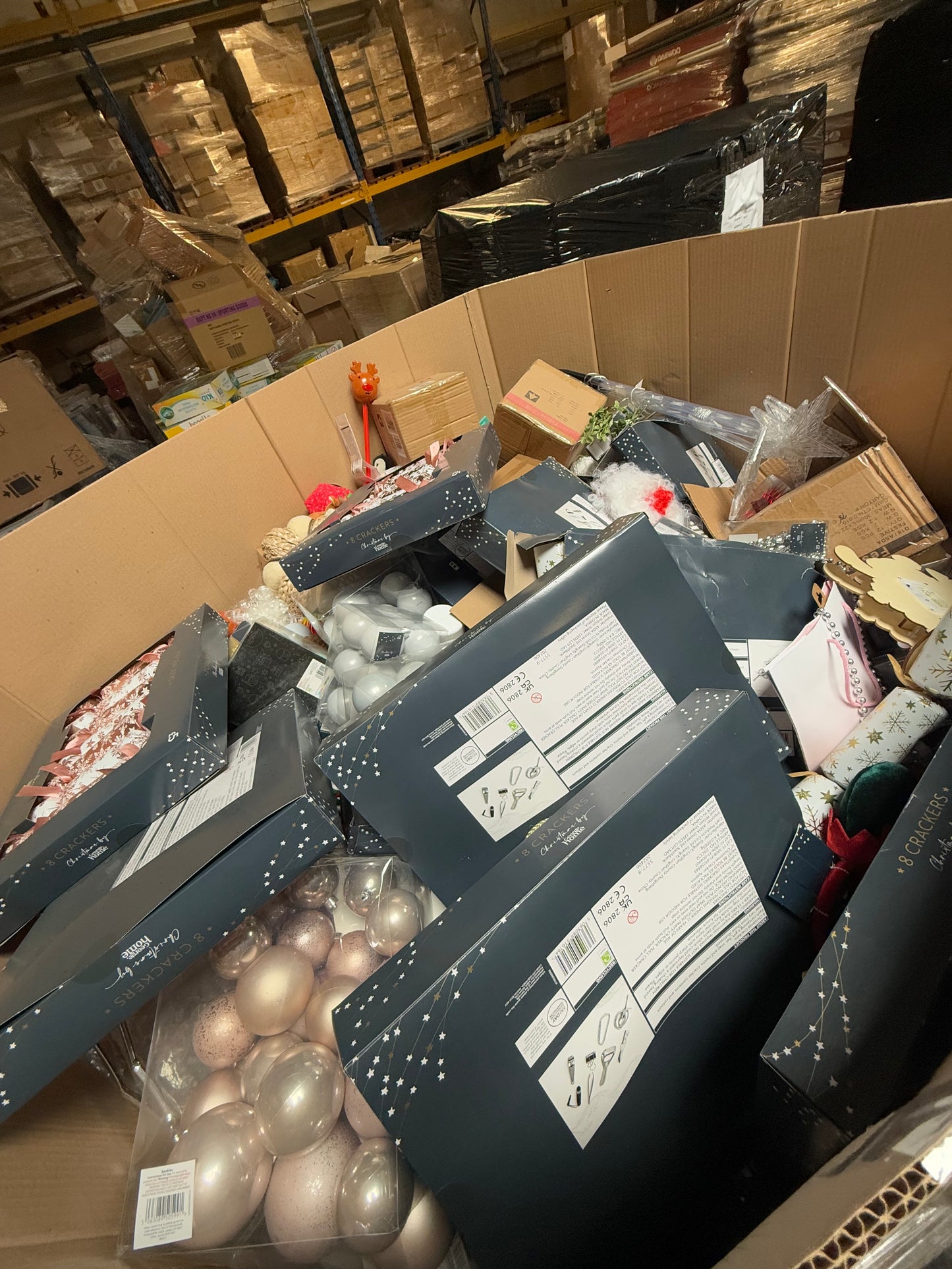 🎄 Christmas Items Pallet Joblot Wholesale Stock - Returns & Overstock 🎁