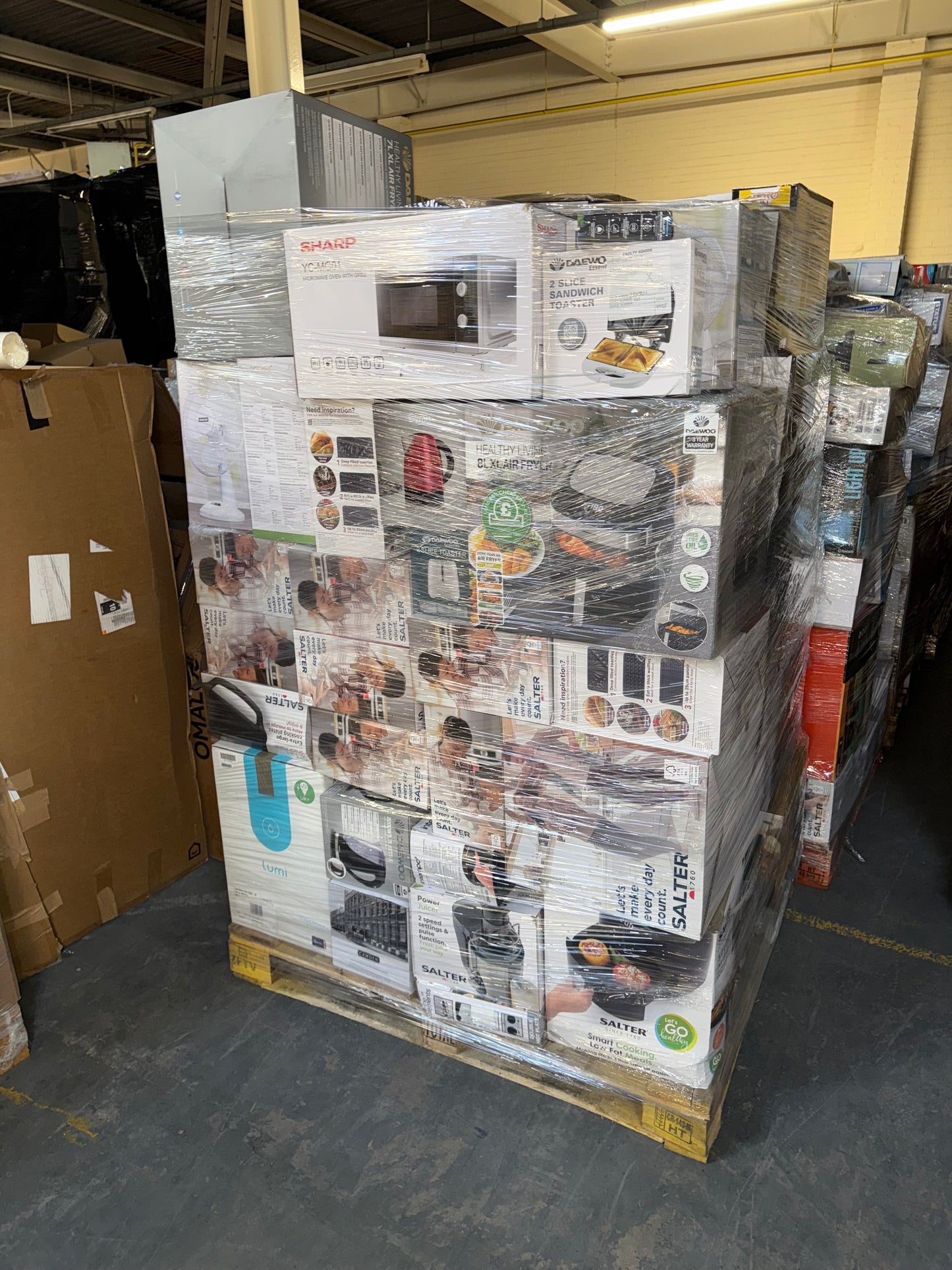 Mixed Electrical Return Pallet Joblot Wholesale Stock Untested Returns