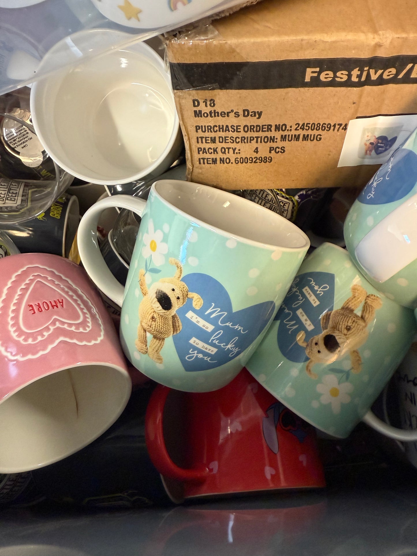 Seasonal Mugs Wholesale Pallet 500+ Units