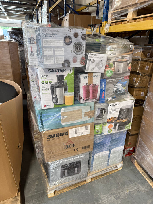 Mixed Electrical Return Pallet Joblot Wholesale Stock Untested Returns