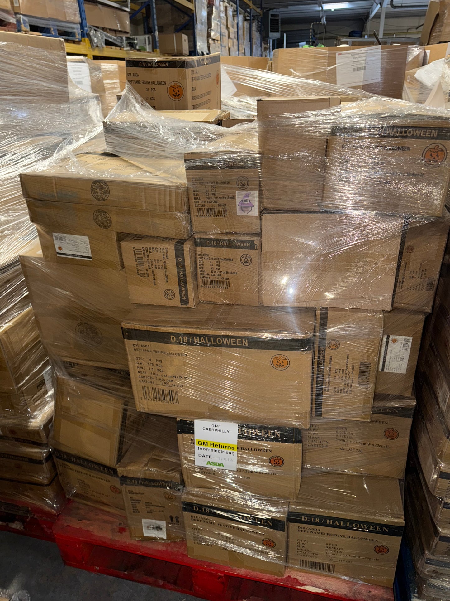Halloween Items Pallet Joblot Wholesale Stock - Brand New Overstock