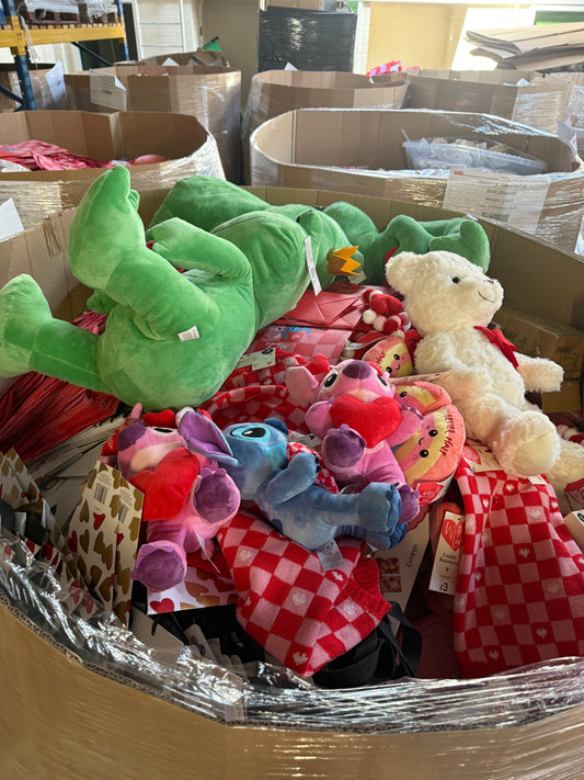 💖 Valentine's Day Pallet Joblot Wholesale Stock Brand New Overstock 💖