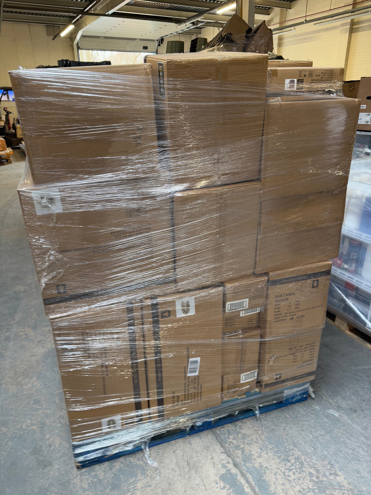 Truckload of Christmas Stock – 23 Pallets – Returns & Overstock