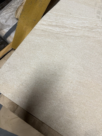 Beige outdoor porcelain floor tiles from Ironbridge & Sons Ltd, ideal for patios and gardens