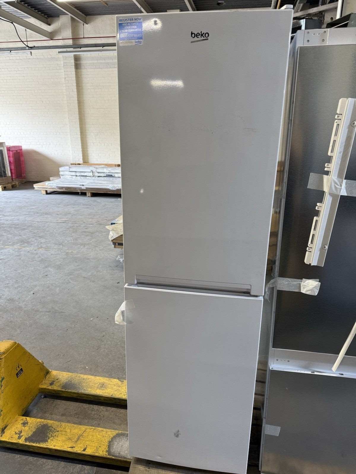 Beko CFG4582W frost free fridge freezer in white, perfect for maintaining optimal food storage