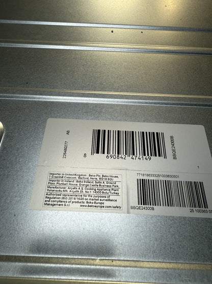 Beko BBQE24300B Built-in Single Multifunction Oven - Black