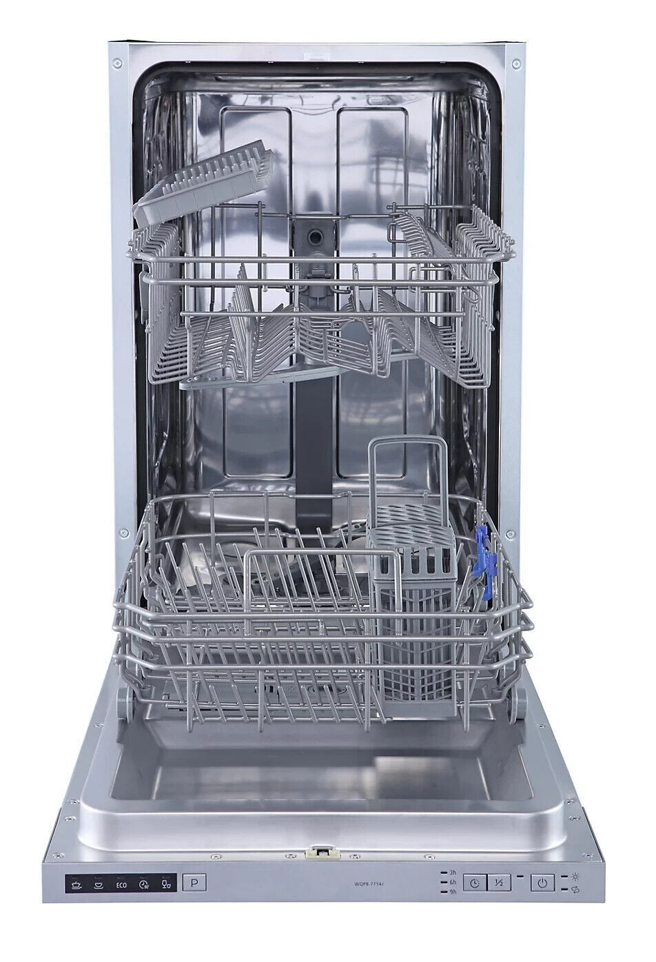 Ironbridge & Sons Ltd integrated slimline dishwasher with spacious interior and adjustable racks