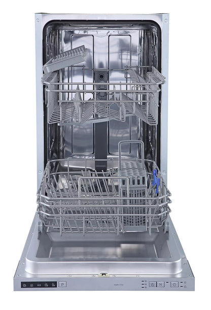 Ironbridge & Sons Ltd integrated slimline dishwasher with spacious interior and adjustable racks