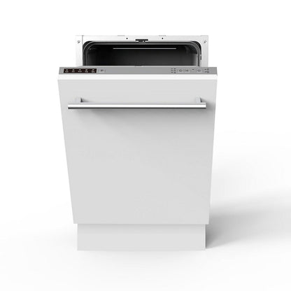 Ironbridge & Sons Ltd integrated slimline dishwasher with a modern design and user-friendly controls