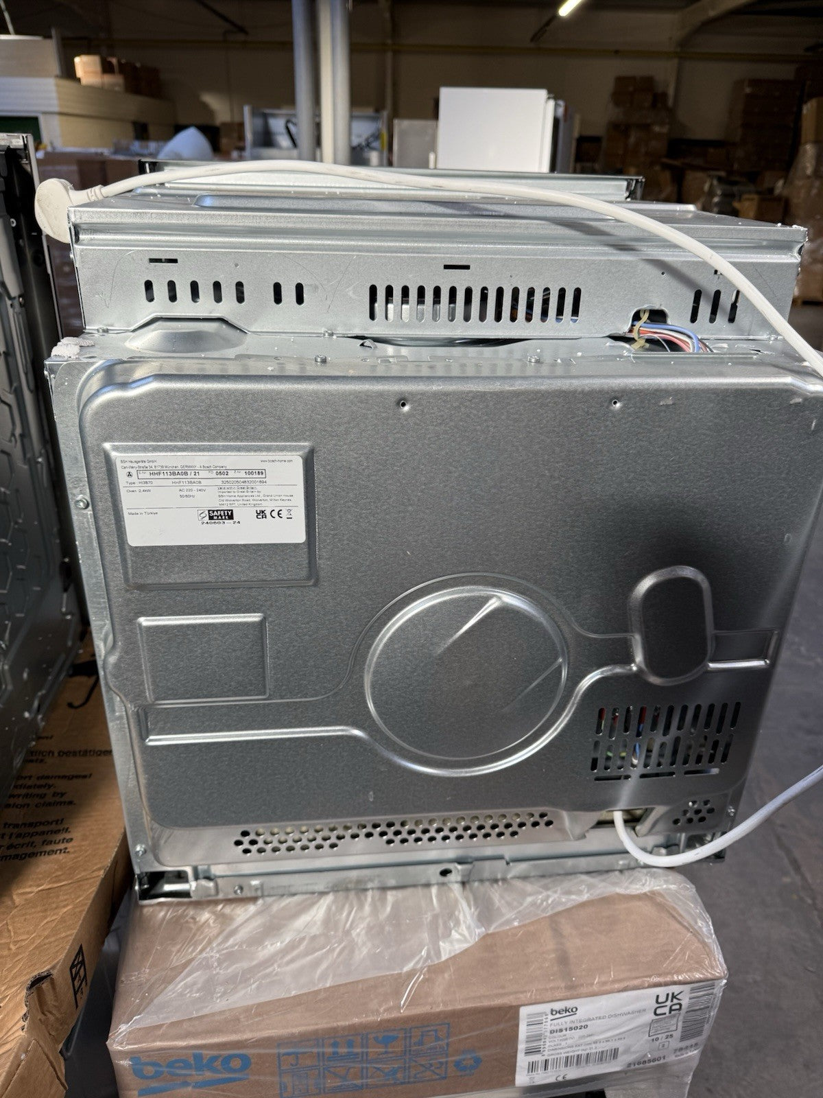 Bosch Series 2 HHF113BA0B Built-in Single Multi-function Electric Oven - Black